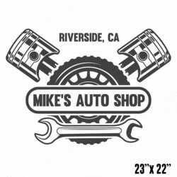 High Quality Car Service Auto Repair Mechanic Company Name Truck Decal Pack Logo Shop Decals Garage Mobile