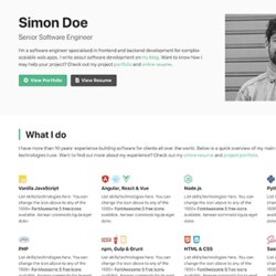 Marvelous Portfolio Template Pulp Bootstrap Theme For Developers