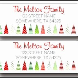 Matchless Free Christmas Address Labels Templates Return Template Label Inspirational Of
