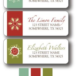 Out Of This World Christmas Return Address Labels Chalkboard Label Template
