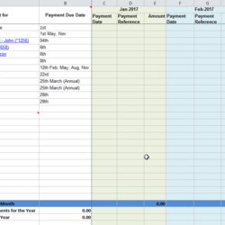 Magnificent Tracking Your Monthly Bill Due Dates And Payments Free Excel Template Payment Tracker Spreadsheet