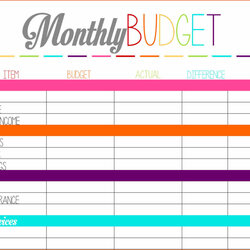 Exceptional Monthly Bill Spreadsheet Template Free Of Editable Tracker Printable For Bills In