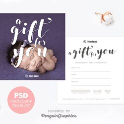 Tremendous The Fascinating Stunning Photo Session Gift Certificate Template Voucher Certificates