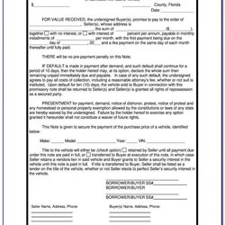 High Quality Printable Promissory Note California Form Free Secured