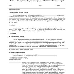 Promissory Note Real Estate Template Great Professional Loan Large