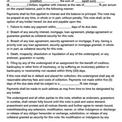 Free Secured Promissory Note Templates Word Template Sample