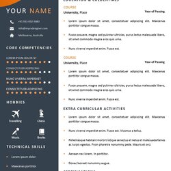 Admirable Free Resume Templates Sample Download My Designer Word Ms Template For