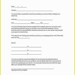 Brilliant Free Eviction Notice Template Of Sample Templates Docs Google Doc Apple Pages