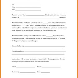 Cool Printable Free Eviction Notice Forms Online Form Day To Vacate Sample