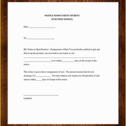 Legit Free Eviction Notice Template Of Templates For Download