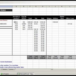 Small Business Expense Spreadsheet Template Excel Expenses