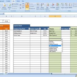 Preeminent Expense Tracking Spreadsheet Template Business Download