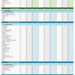 Champion Free Cash Flow Statement Templates Template Quarterly Projections Format Projection Time Including