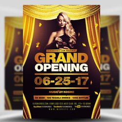 Superior Grand Opening Flyer Template Store