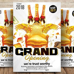 Legit Grand Opening Flyer Template Download On Templates Premium Md
