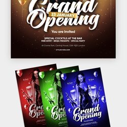 Exceptional Grand Opening Flyer Template
