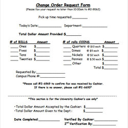 Exceptional Free Sample Change Orders In Ms Word Order Template Form Templates