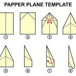 Magnificent Best Printable Paper Airplane Templates For Free At Plane