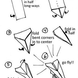 Splendid This Is Paper Airplane That Will Gain You Respect And Gratitude Of Kids Instructions Airplanes