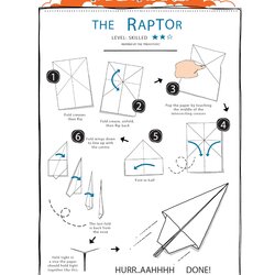 Spiffing How To Fold Paper Planes In The Playroom Instructions Plane Raptor Folding Make Page