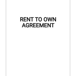 Peerless Rent To Own Agreement Templates Docs Free Downloads Template Blank