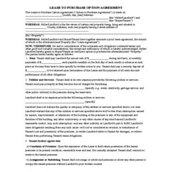 Worthy Rent To Own Agreement Form Printable Forms Edit Sample Template