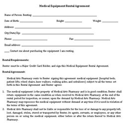 Rent Agreement Format Sample Template Rental Templates