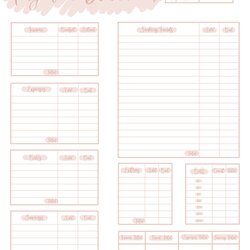 Superlative Paycheck Budget Planner Printable By