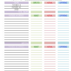 Preeminent Paycheck Budgeting Printable Planning Budget Template Weekly Planner Simple Monthly Calendar