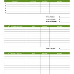 The Highest Standard Paycheck Budgeting Budget Weekly Monthly Printable Money Planner Spreadsheet Saving Tips