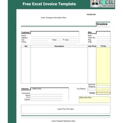 Brilliant Modern Excel Invoice Template Billing