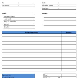 Spiffing Invoice Templates Microsoft And Open Office Excel Template Consultant Service Word Doc For