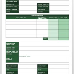 Sample Change Order Forms For Contractors Democracy Form So