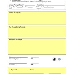 Terrific Construction Change Order Form Printable Download Template Page Thumb Big