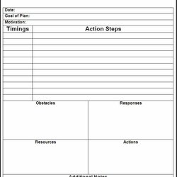 Very Good Effective Action Plan Templates You Can Use Now Template Project Blank Sales Excel Sheet Example