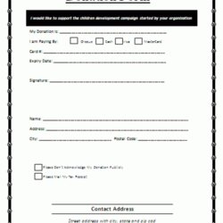 Terrific Free Donation Form Templates In Word Excel Template Charitable Request Sample Forms Donations Donor