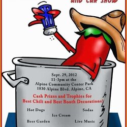 Sterling Chili Cook Off Flyer Template Free Awards Of Gallery Design Ideas
