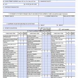 Marvelous Free Medical History Form Template Templates Patient Forms Information Past