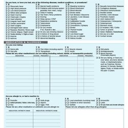Legit Medical History Form Is Means To Provide The Doctor Your Health Template Forms Personal Printable Word