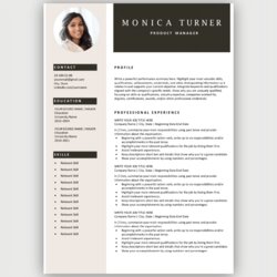 Great Modern Resume Template Download For Free Microsoft Word