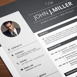 Superior Free Microsoft Word Format Resume Template In Minimal Style Neat Confident Resumes Inbound