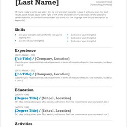 Very Good Free Modern Resume Templates Minimalist Simple Clean Design Word Microsoft Template Office Google
