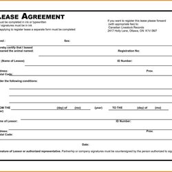 High Quality Free Printable Basic Rental Agreement Template Templates Very
