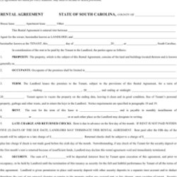 Peerless Rental Agreement Templates Word Excel Formats Template