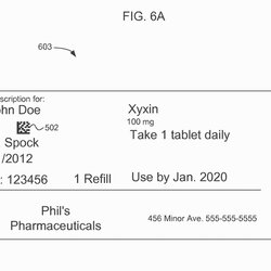 Fine Printable Prescription Label Template Templates