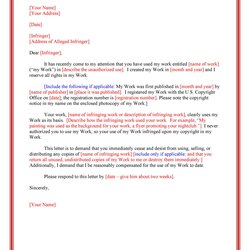 Terrific Cease And Desist Letter Templates Free Template Writing Printable Samples