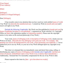 Outstanding Free Cease And Desist Template Doc Page Letter Sample
