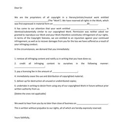Very Good Cease And Desist Letter Templates Free Template