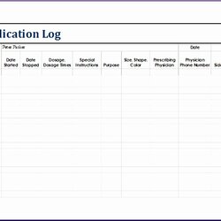 Eminent Operations Employee Time Card Excel Templates Medication Log New Of