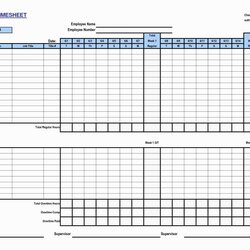 Preeminent The Best Operations Employee Time Card Excel Template Maker For